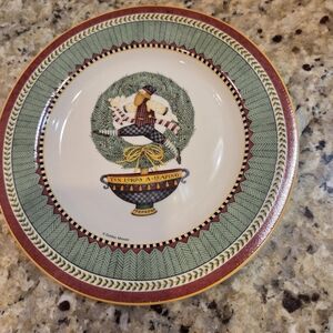 Sakura Debbie Mumm 12 DAYS OF CHRISTMAS Salad Plate Ten Lords A Leaping ONLY